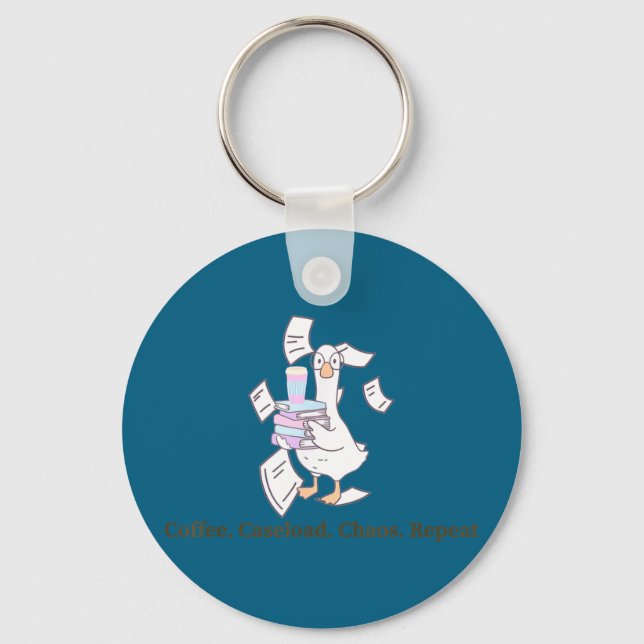 Funny goose sped teacher para ot graduationFunny g Key Ring (Front)