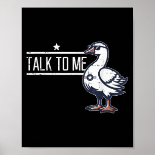Funny Goose Sungles Men Women Kids Poster