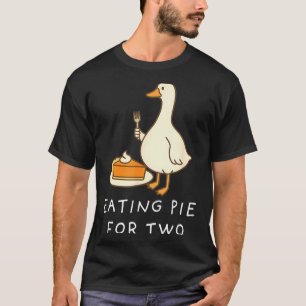 Funny Goose Thanksgiving Couples Pregnancy Announc T-Shirt