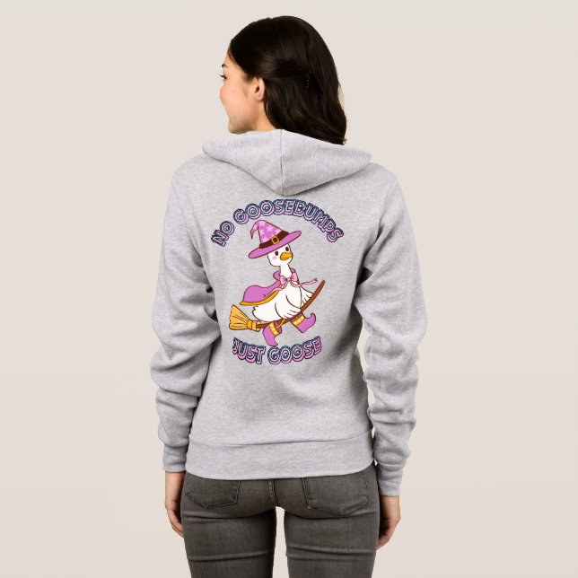 Funny Goose Witch T-Shirt Hoodie (Back Full)