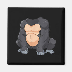 Funny Gorilla Body Costume Gorillas for Men Women Magnet