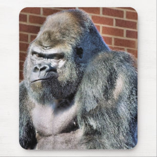 FUNNY GORILLA MOUSE MAT