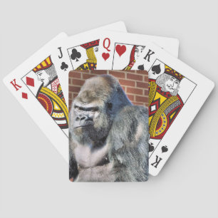 FUNNY GORILLA PLAYING CARDS