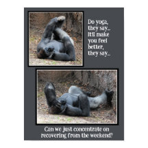 Funny Gorilla, Too Much Weekend Party Poster