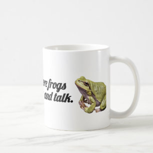 ✨ Funny Gossip Frog Mug “They Drink & Talk” Quote