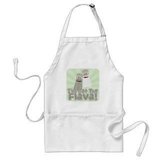 Funny Got Flava Saying Salt and Pepper Cartoon Standard Apron