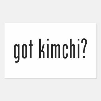 Funny "got kimchi?" sticker