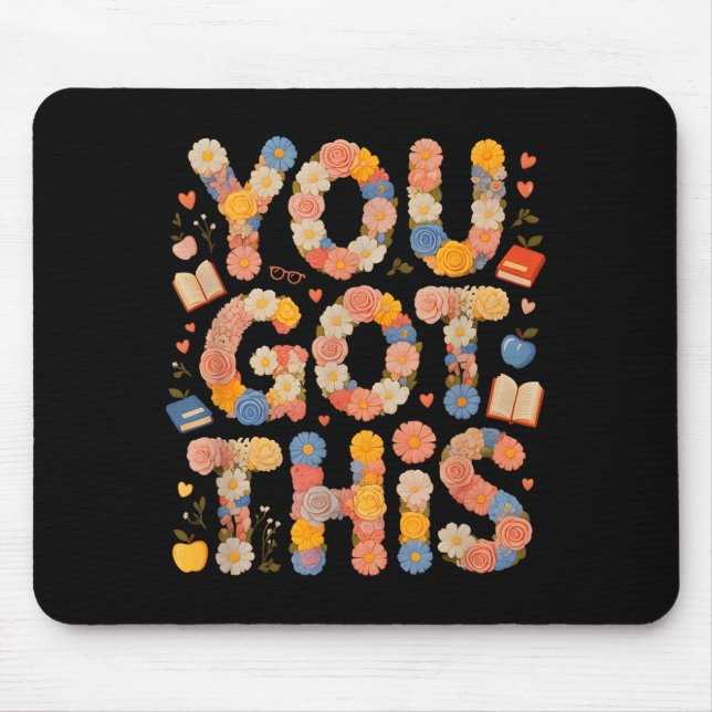Funny got this everything is fine math ela squad mouse mat (Front)