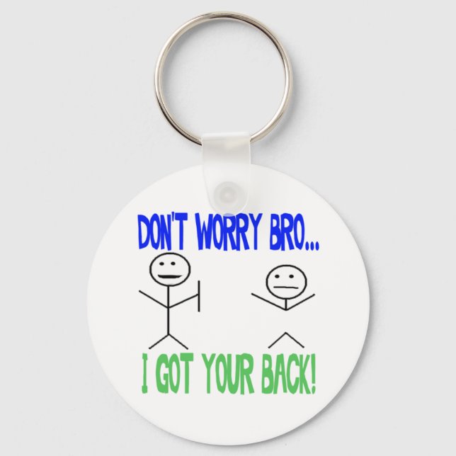 Funny Got Your Back Key Ring (Front)