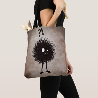 Funny Goth Evil Character Halloween Tote Bag