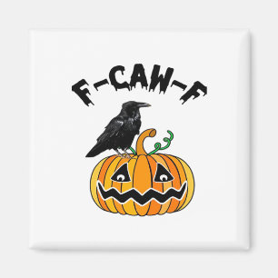 Funny Gothic Crow Humor F-Caw-F Essential Magnet