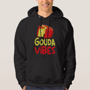 Funny Gouda Lover Cheesus More Cheese Brie Gouda V Hoodie