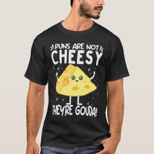 Funny Gouda Lover Cheesus More Cheese Brie Gouda V T-Shirt