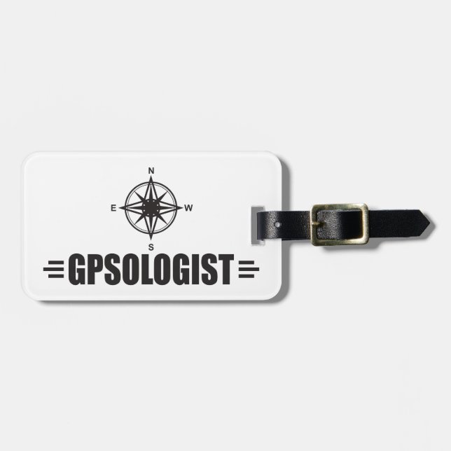 Funny GPS Luggage Tag (Front Horizontal)