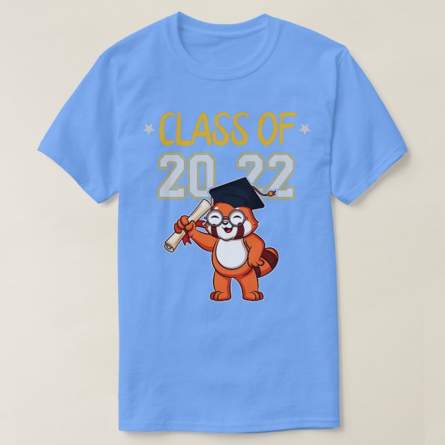 Funny Graduation Animals Class Of 2022 Graduate 3  T-Shirt (Design Front)