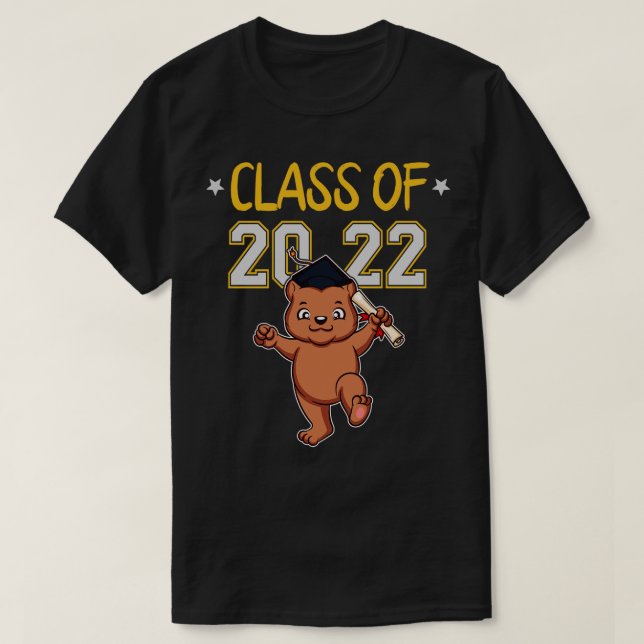 Funny Graduation Animals Class Of 2022 Graduate 5  T-Shirt (Design Front)