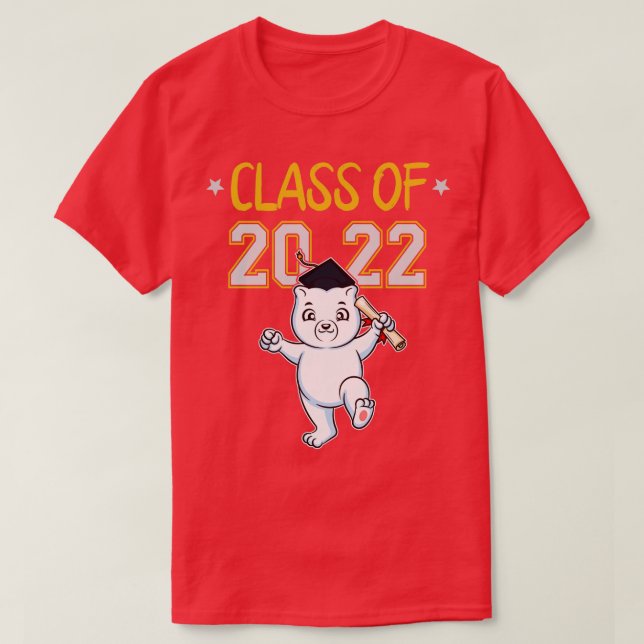 Funny Graduation Animals Class Of 2022 Graduate  T-Shirt (Design Front)