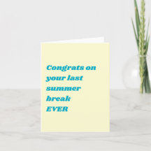 Funny Graduation Card