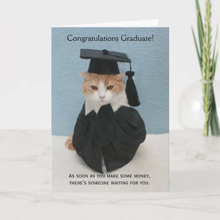 funny graduation card zazzlecouk