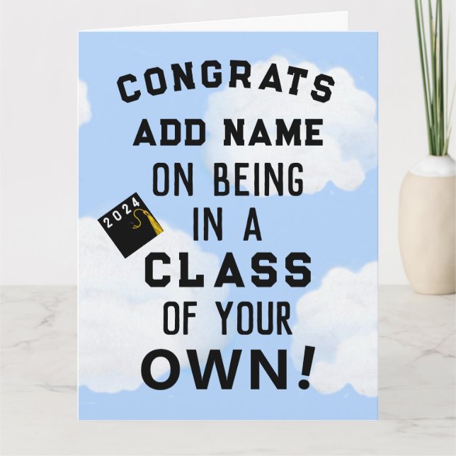 Funny Graduation Card (Front)
