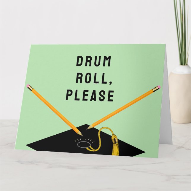 Funny Graduation Card (Front)