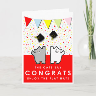 Funny Graduation Congrats Card