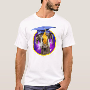 Funny Graduation Dog Wearing Hat T-Shirt