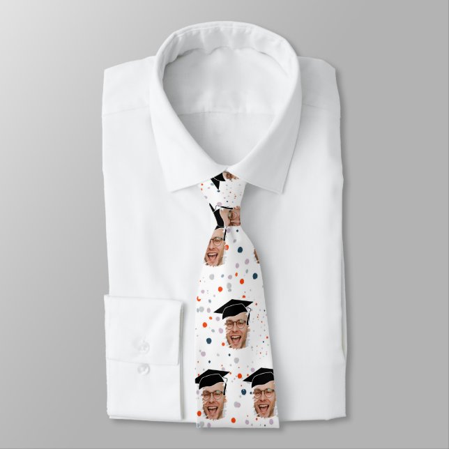 Funny Graduation Photo Tie (Tied)