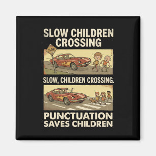 Funny Grammar Punctuation Saves Children English T Magnet