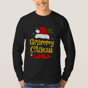 Funny Grammy Claus Christmas Pyjamas Santa T-Shirt