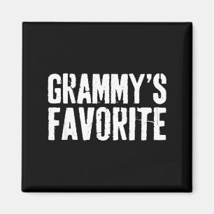 Funny Grammy’s Favorite Funny Grandparent Granhild Magnet