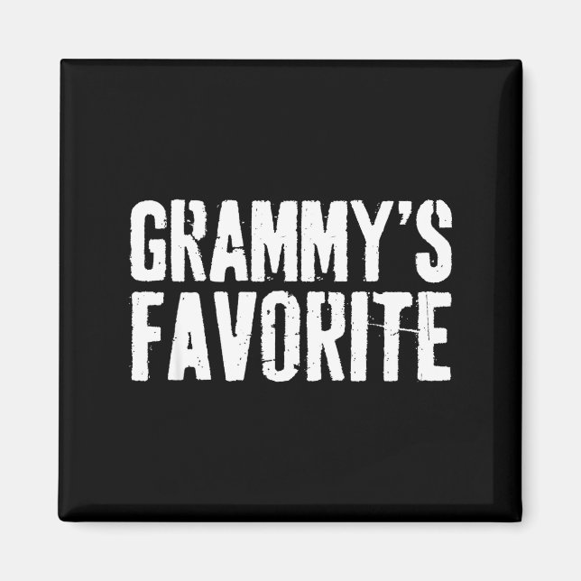 Funny Grammy’s Favorite Funny Grandparent Granhild Magnet (Front)