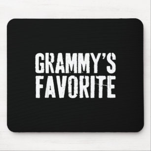 Funny Grammy’s Favorite Funny Grandparent Granhild Mouse Mat