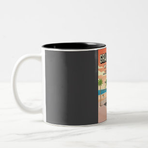 Funny Gran Canaria 5 Star Review Spain Travel Post Two-Tone Coffee Mug