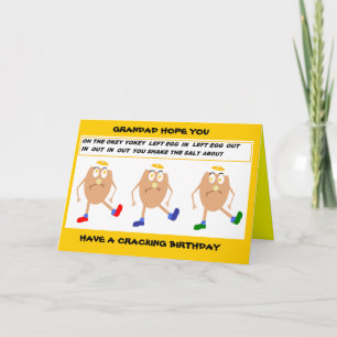 Funny grandad birthday card