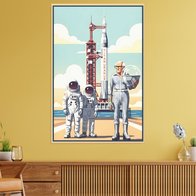 Funny Grandad Canvas Print (Insitu(LivingRoom))