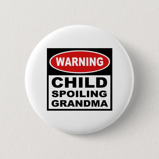 Funny Grandma 6 Cm Round Badge (Front)