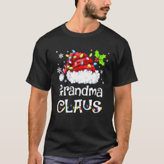 Funny Grandma Claus Christmas Pyjamas Santa T-Shirt