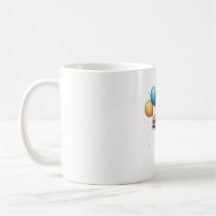 Funny Grandma Floral Apron Bday Art Coffee Mug