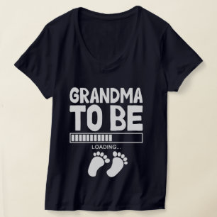 Funny Grandma loading word art T-Shirt