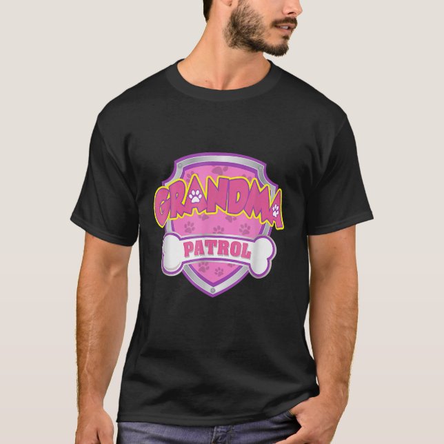 Funny Grandma Patrol - Dog Mum, Dad For Men Women T-Shirt (Front)