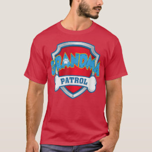 Funny Grandma Patrol  Dog Mum, Dad For Men Women  T-Shirt