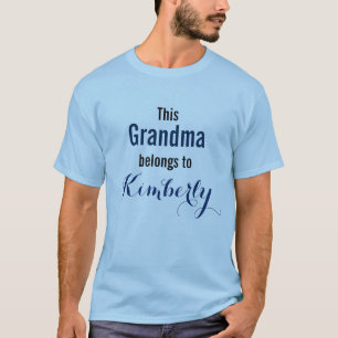 Funny Grandma Shirt: This Grandpa belongs to... T-Shirt