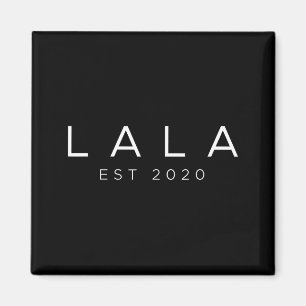 Funny Grandma Soon To Be Lala Est 2020 New Grandma Magnet