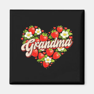 Funny grandma strawberry mother's day magnet