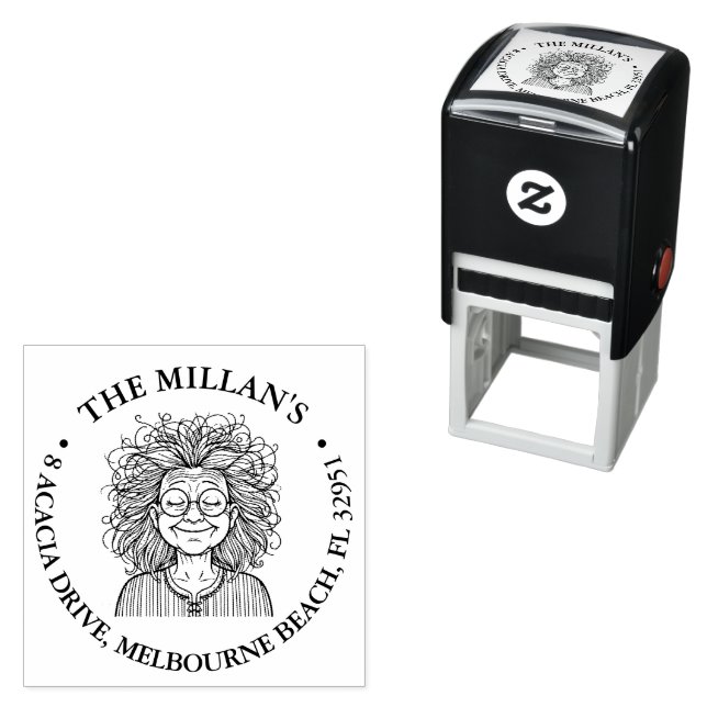 funny grandma theme self-inking stamp (In Situ)