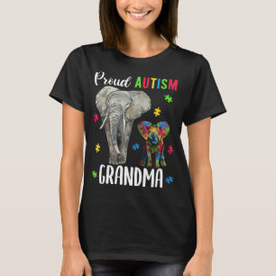 Funny Grandmas Autism Awareness Tshirt For Women. 