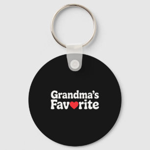 Funny Grandmas Favorite Family Humor Tees For Men Key Ring