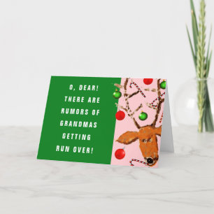 Funny Grandmother Christmas Card
