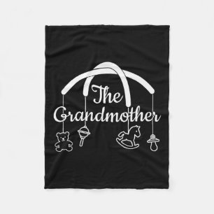 Funny Grandmother Design For Proud Grandmas Premiu Fleece Blanket